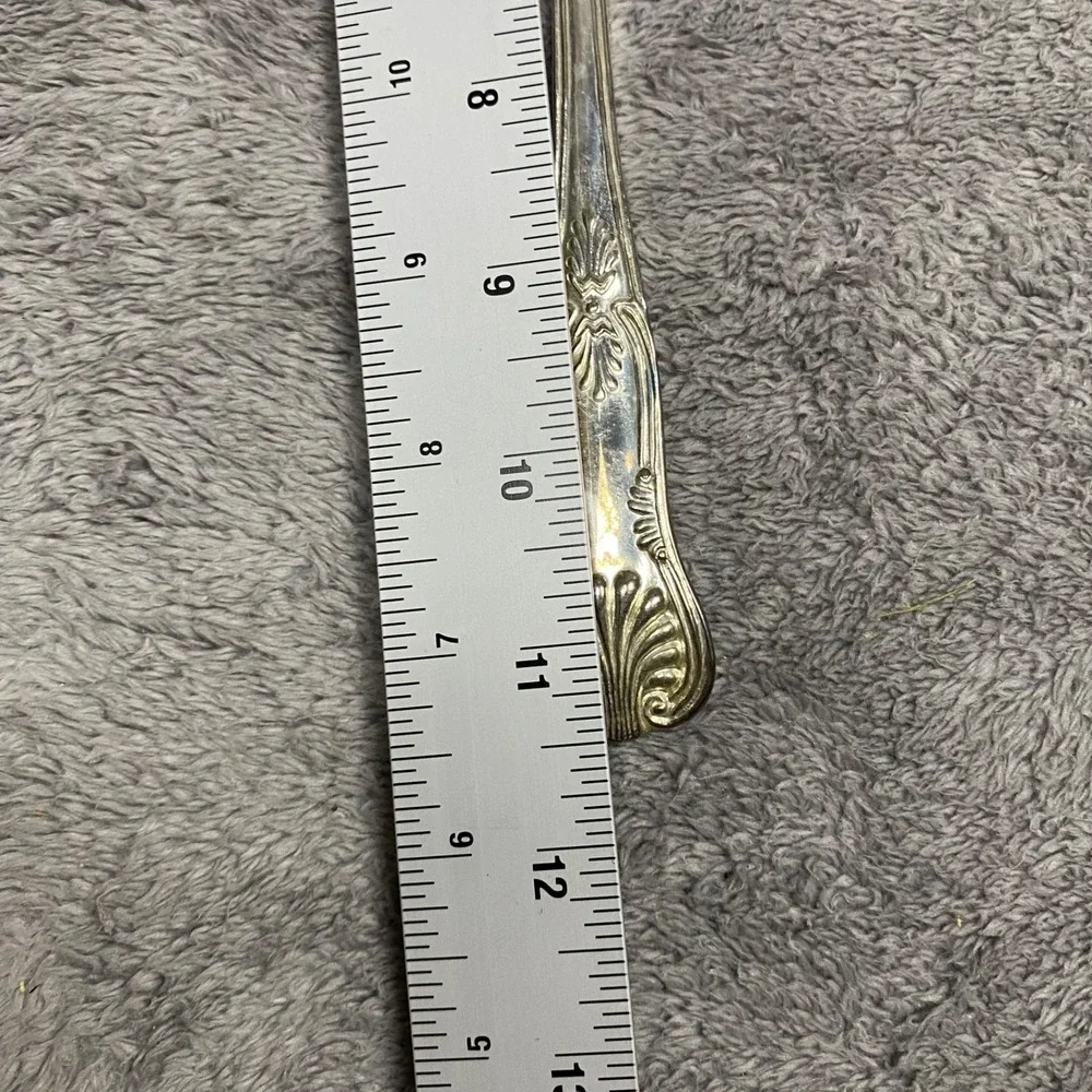 Vintage Silver‎ Brush Large Pie Cake Server 11.5